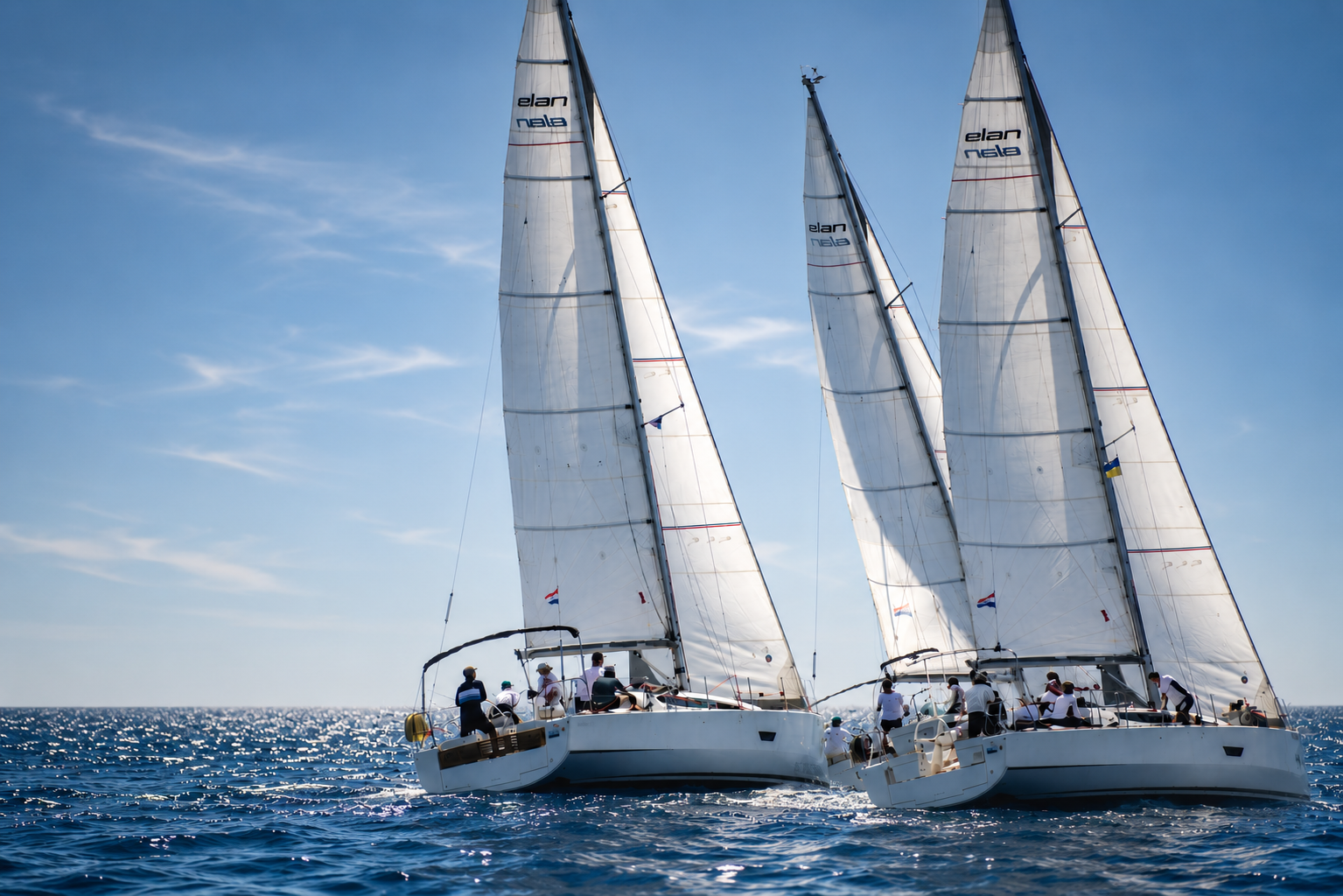 Elan sailing yachts sailing offshore